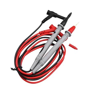 1 Pair Multimeter Test Leads - 1.03m Test Meter Cables with 0.3mm Probes