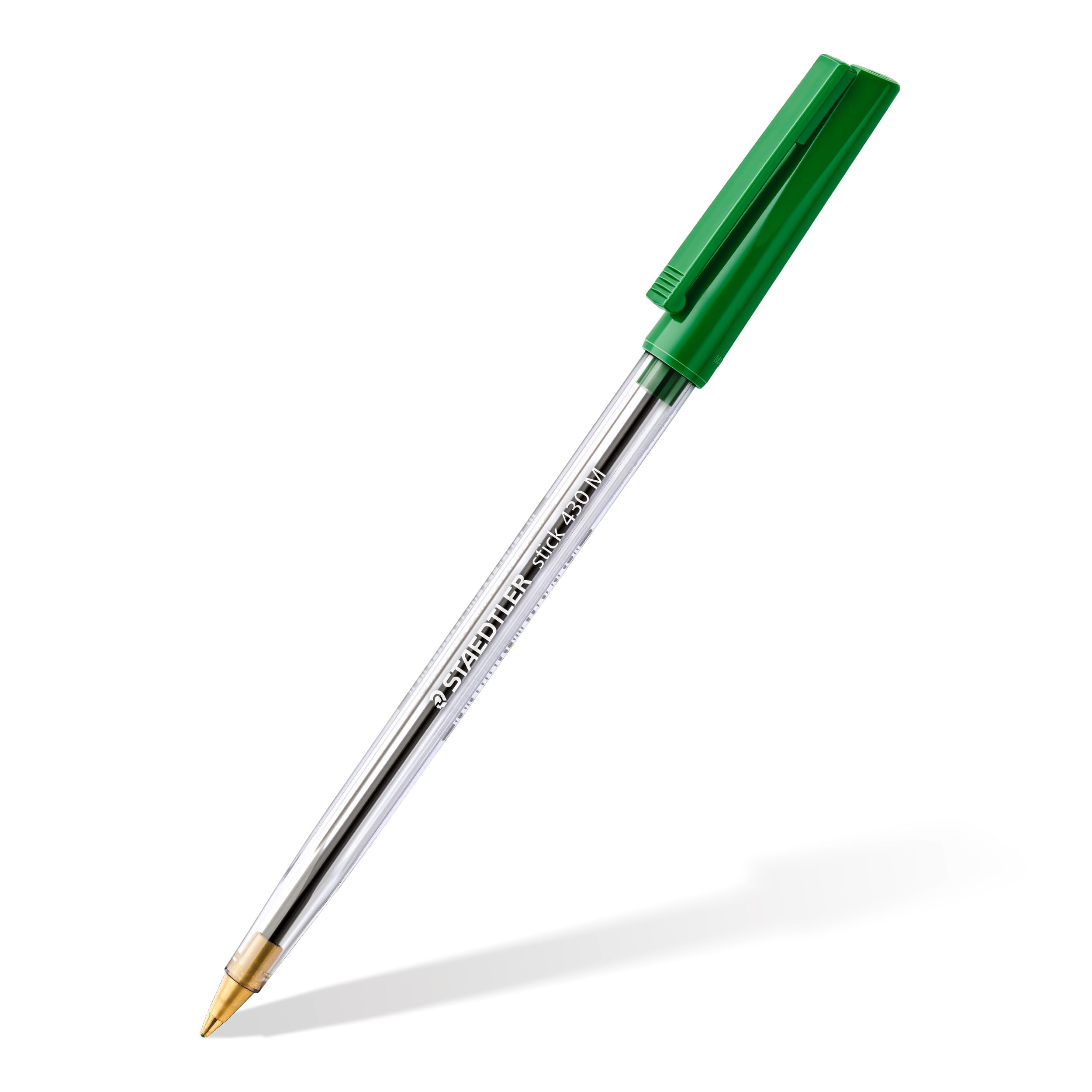 STAEDTLER Stick 430 M-2 długopis 10 sztuk zielony