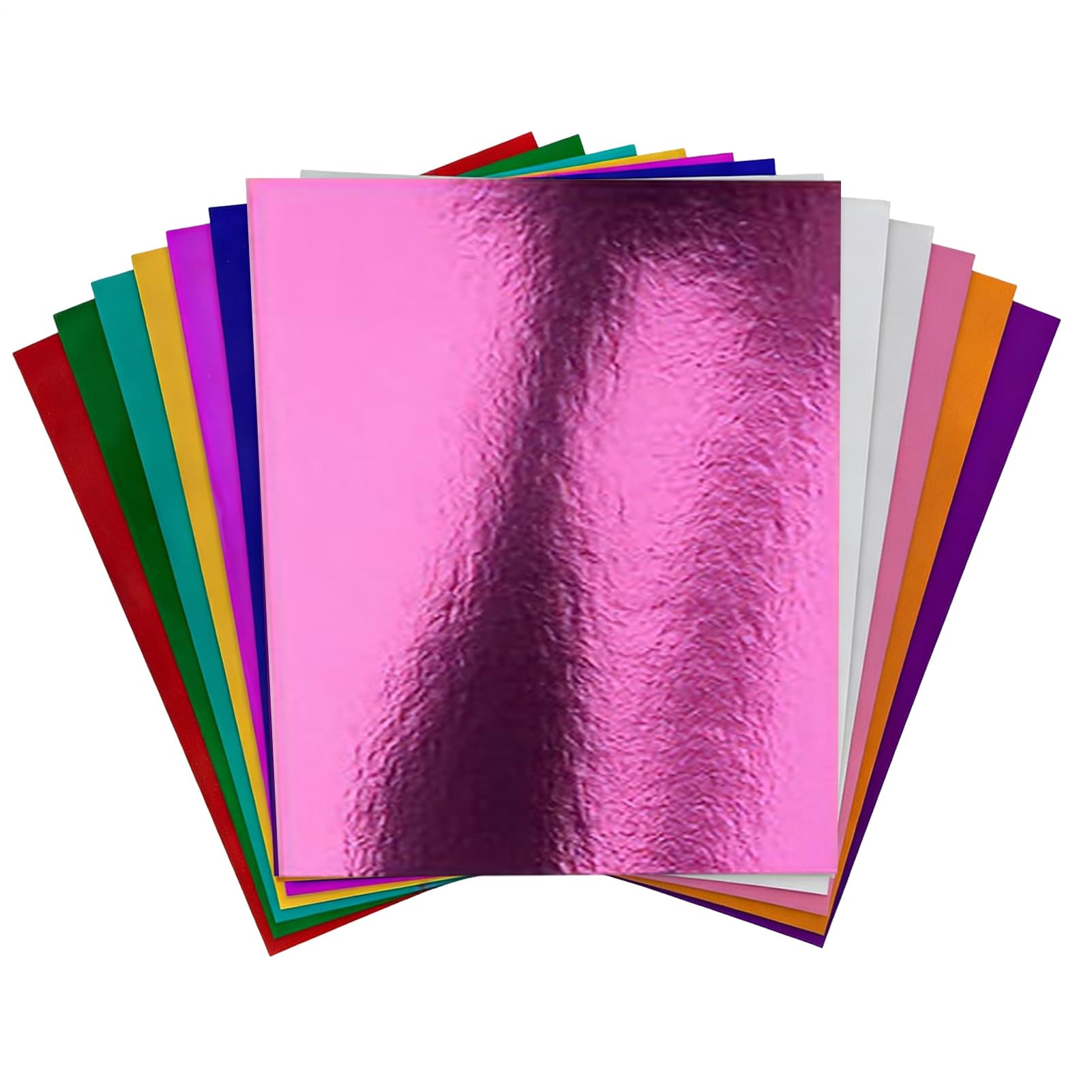 Papier Cartonné Brillant Épais avec Paillettes Colorées