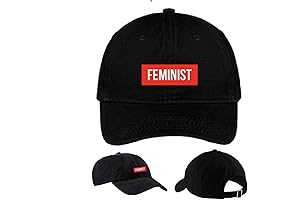 Embroidered 'Feminist' hat