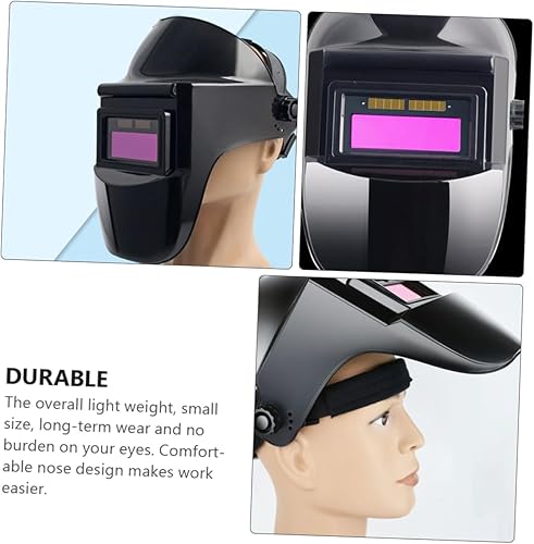 Miniatura 7 de 1 Unidades de máscara de soldadura gafas de oscurecimiento automático campana de soldadura carro de soldadura auto oscurecimiento casco de soldadura