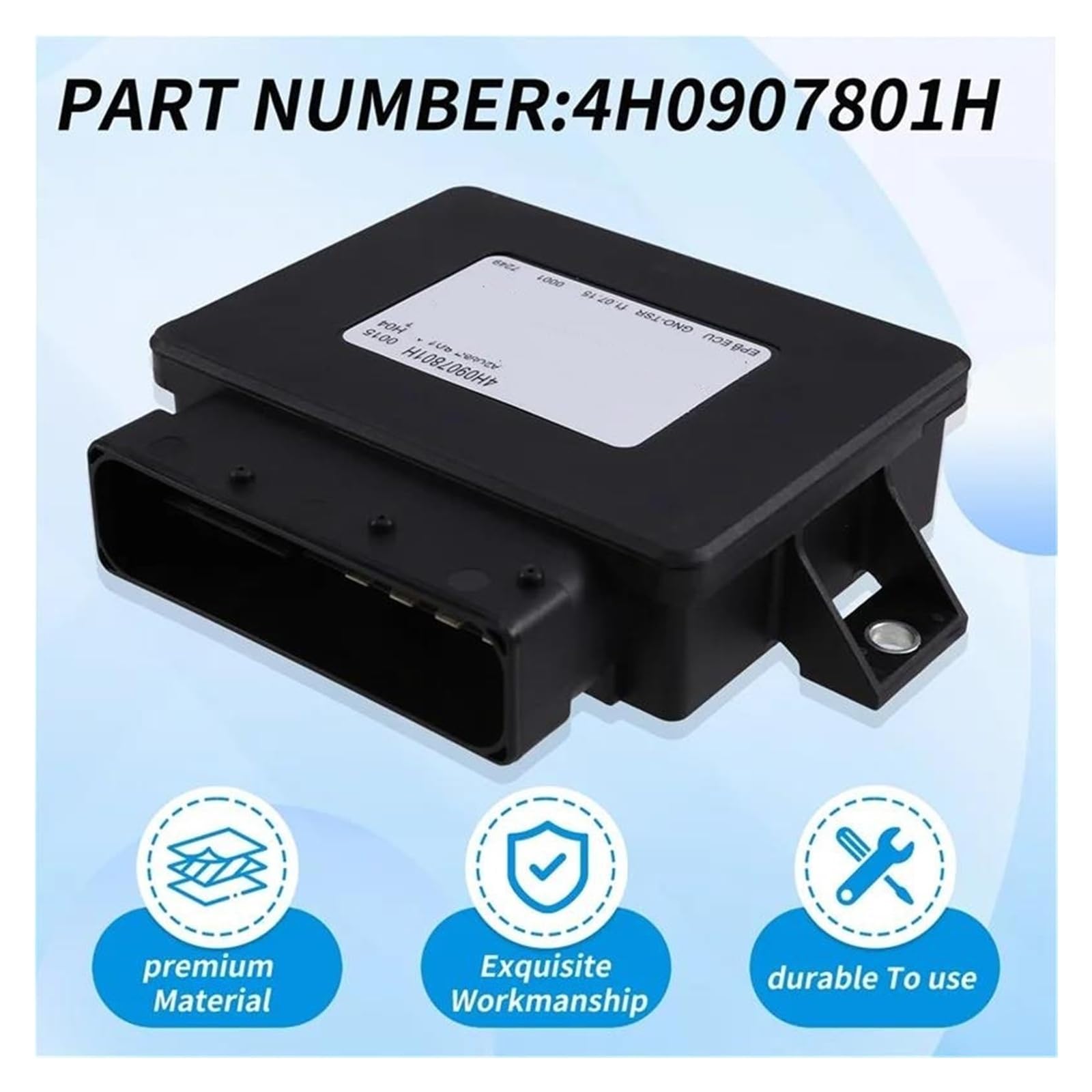 Freno di stazionamento Elettrico per A8 2014-2017, RS7, Sportback 2014-2018, modulo Freno di stazionamento Auto, centralina Freno a Mano, Maniglia di azionamento 4H0907801H