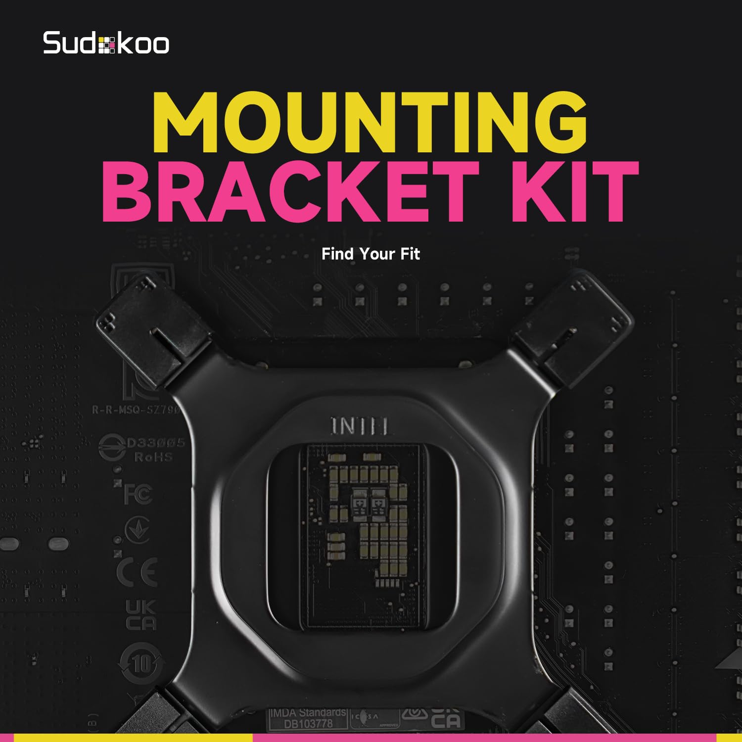 CPU Cooler Bracket for SK620 Series: Air Cooler Mounting Bracket Kit for AM4, AM5, Intel LGA 1851/1700/1200/115X - Anti-Bending Cooler Fixed Frame