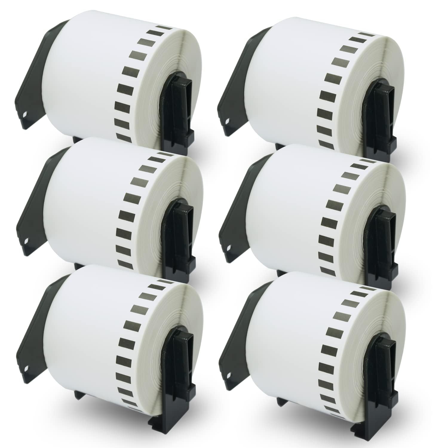 BETCKEY Replace for Brother DK-2205 2.4in x 100ft Continuou Labels[6 Roll]