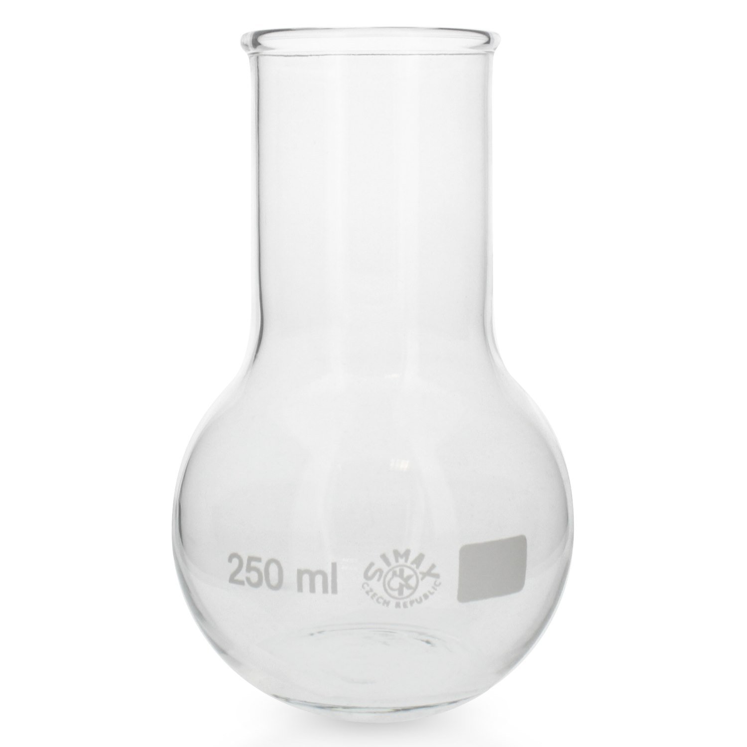 10x Stehkolben Weithals 250ml aus hitzefestem Borosilikatglas 3.3 (Laborglas)