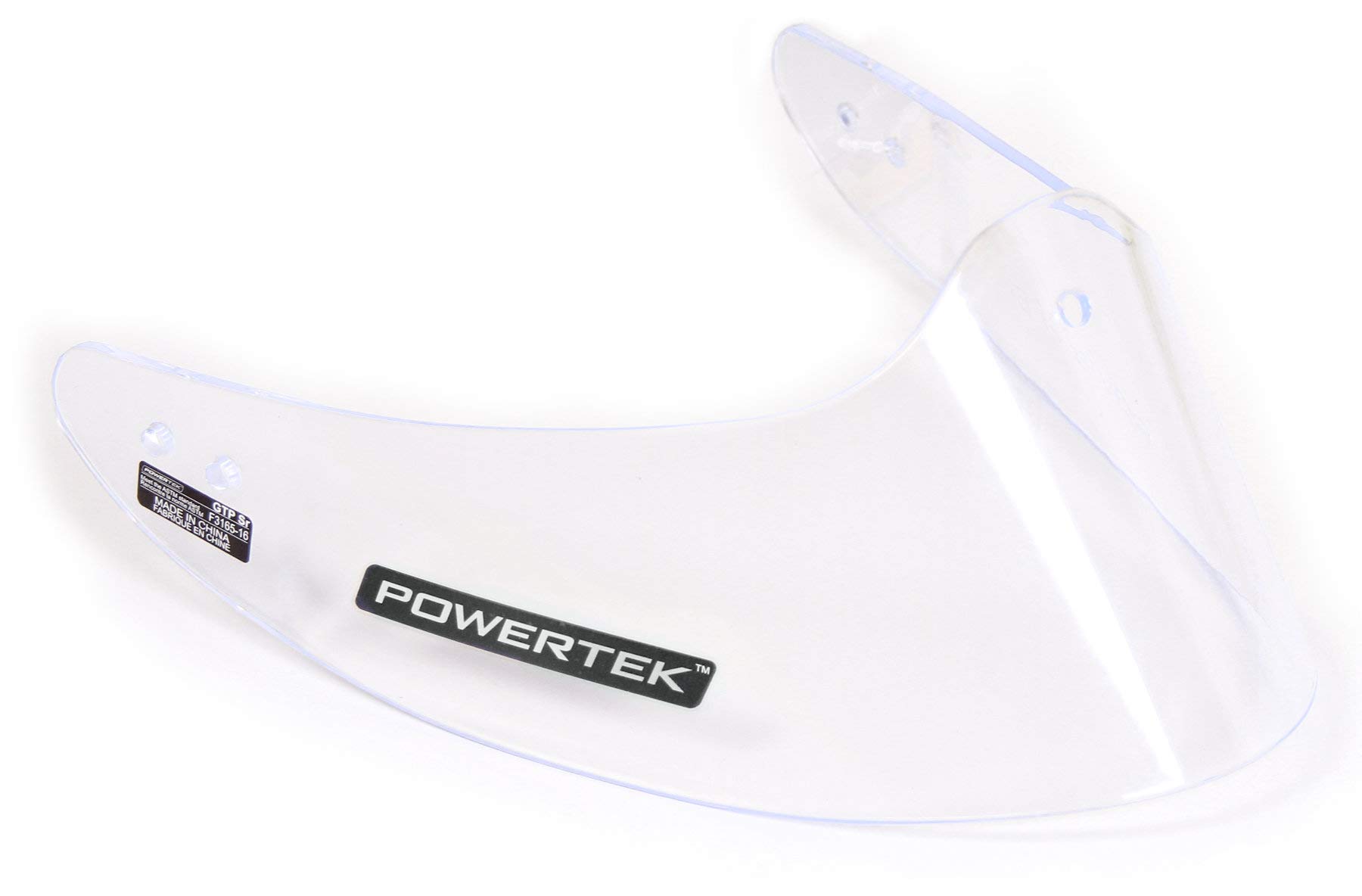 V3.0 Hockey Goalie Clear Throat Neck Guard Shield, Junior Size (U-Shape)