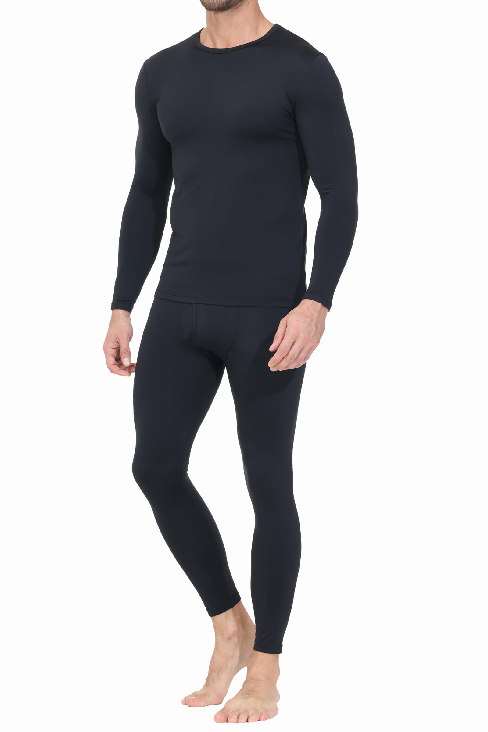 Thermal Underwear for Men Long Johns Base Layer Regular/Tall Top and Bottom Set Pajamas Cold Weather Winter Clothes
