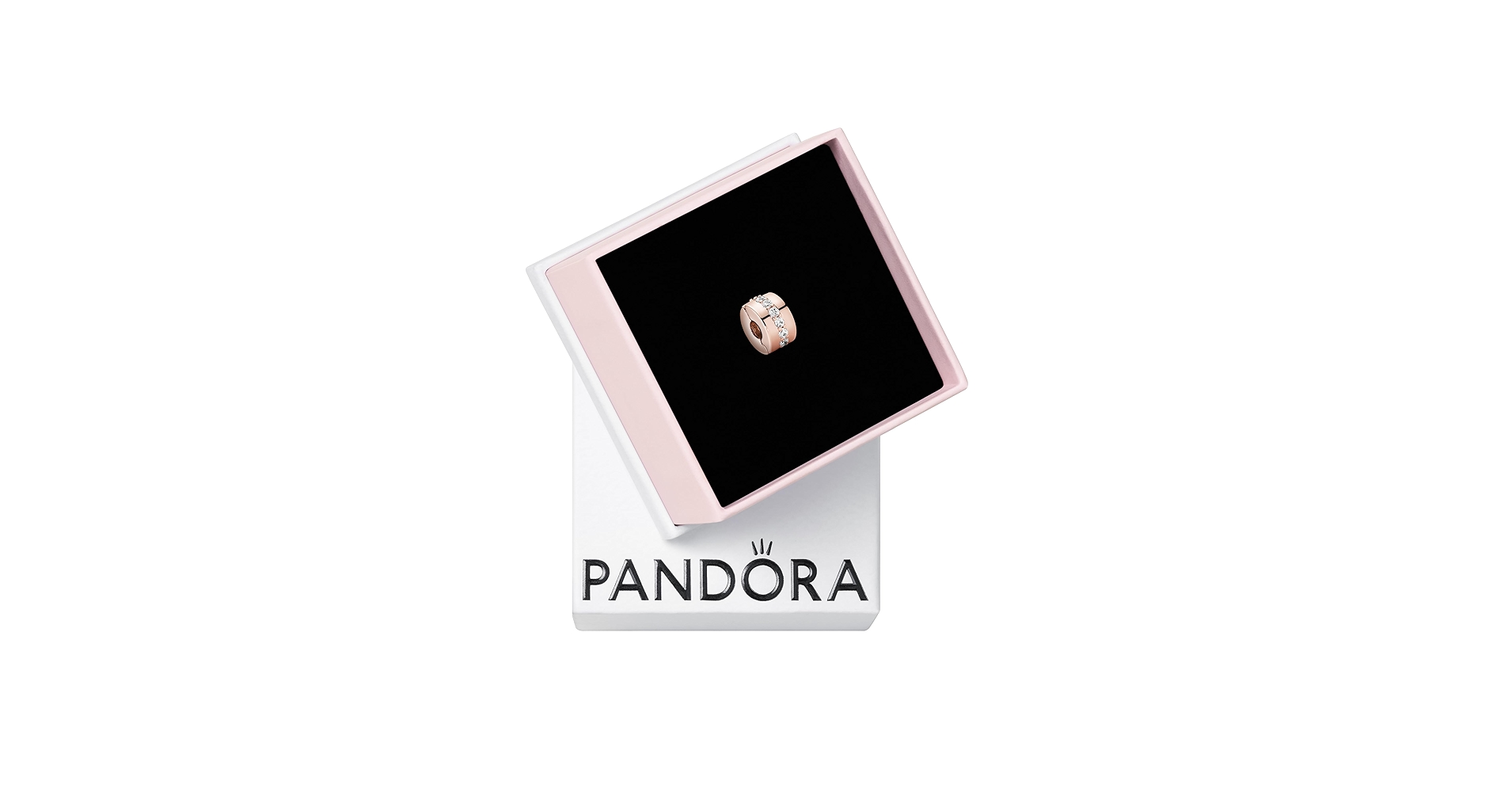 パンドラSparkling Row Spacerクリップチャーム　２点 Amazon.com: PANDORA Sparkling Row Spacer Charm - Gift for