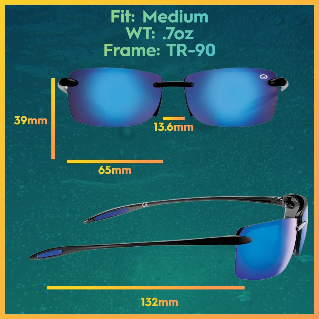 Flying Fisherman Cali Gafas de sol polarizadas con bloqueador UV AcuTint para pesca y deportes al aire libre