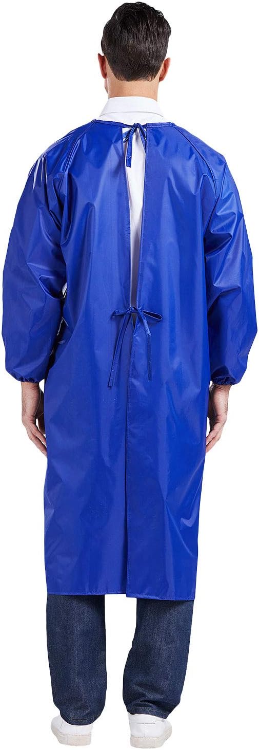 Nanxson Waterproof Apron Long Sleeves Smock Overalls Work Apron for DishWashing, Lab Work, Dog Grooming, Cleaning - Image 3