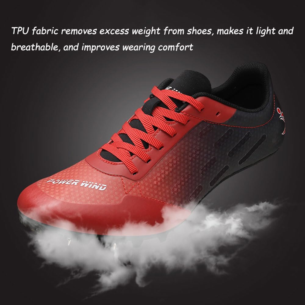 Chaussures D'athlétisme à Pointes - Hommes Et Femmes - Semelle TPU, Crampons Remplaçables - Pour Sprint, Saut, Entraînement