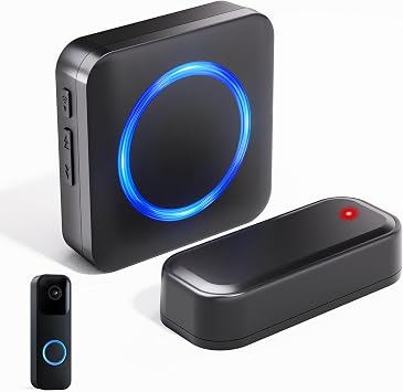 Wireless Doorbell Chime - Compatible with Blink Video Doorbell and Blink Video Doorbell 2nd Gen 1 Video Doorbell Extender 1 Receiver