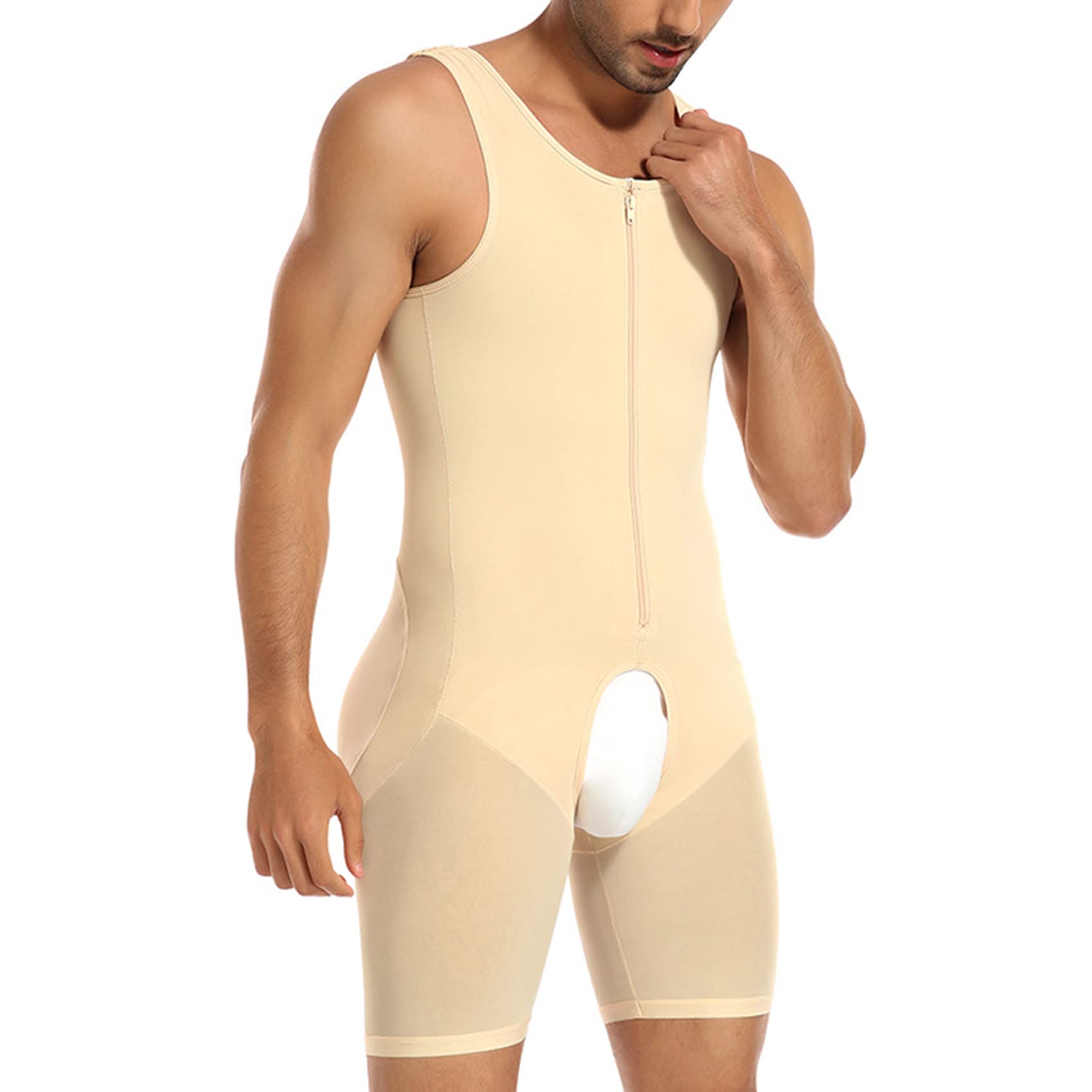 NLAVW Cuerpo de Hombre Shorts Shorts 4XL-6XL, Trainer de Cintura Body Pérdida de Peso Pérdida de Peso Control de la Barriga Completa Cuerpo Shaper