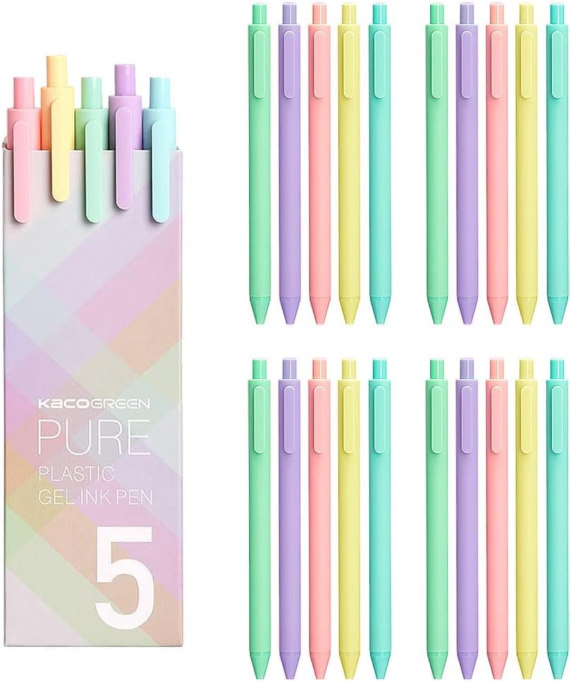 TUL® Fine Writing Solid Metal Barrel Retractable Gel Pen