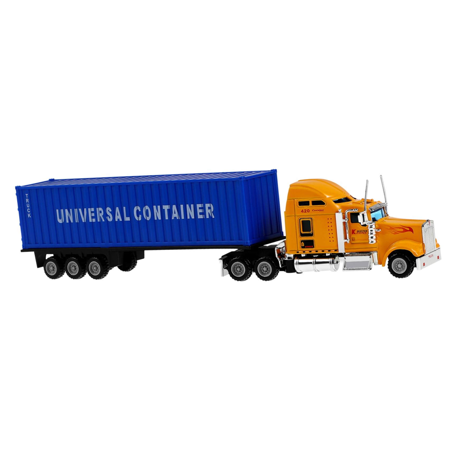 ibasenice Container Truck Model Truck Model for Boys Realistic Details for Birthday Home Decoration Compact for Easy Display