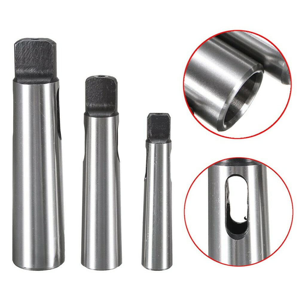 Adaptery do wierteł z chwytem Morse'a, Adapter stożka Morse'a MT1-5 Akcesoria CNC Rozszerzona tuleja redukcyjna(Mt1-mt3)