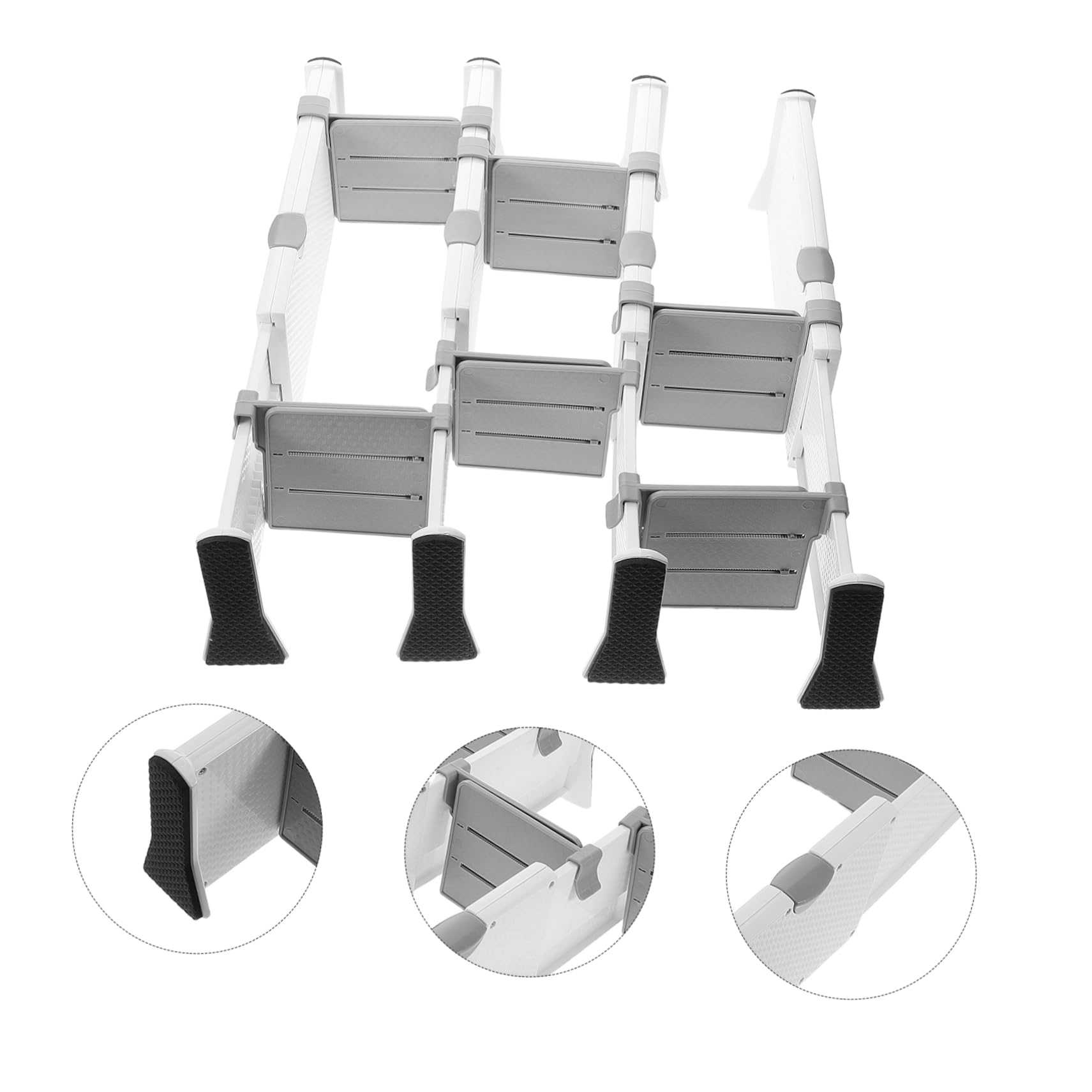 Homoyoyo Divisores De Ajustables Organizador De Almacenamiento Diy Para Ropa Cubiertos Cocina Baño Dormitorio Oficina Divisor
