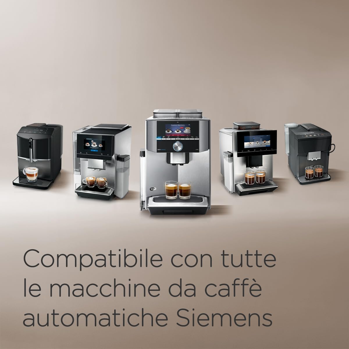 Filswa Filtro dell'acqua completamente automatico per Siemens EQ-Series, EQ6 Plus S700, EQ9 S900 S500, EQ500, EQ700, EQ900. Alta qualità ed efficiente alternativa economica (6 pezzi)