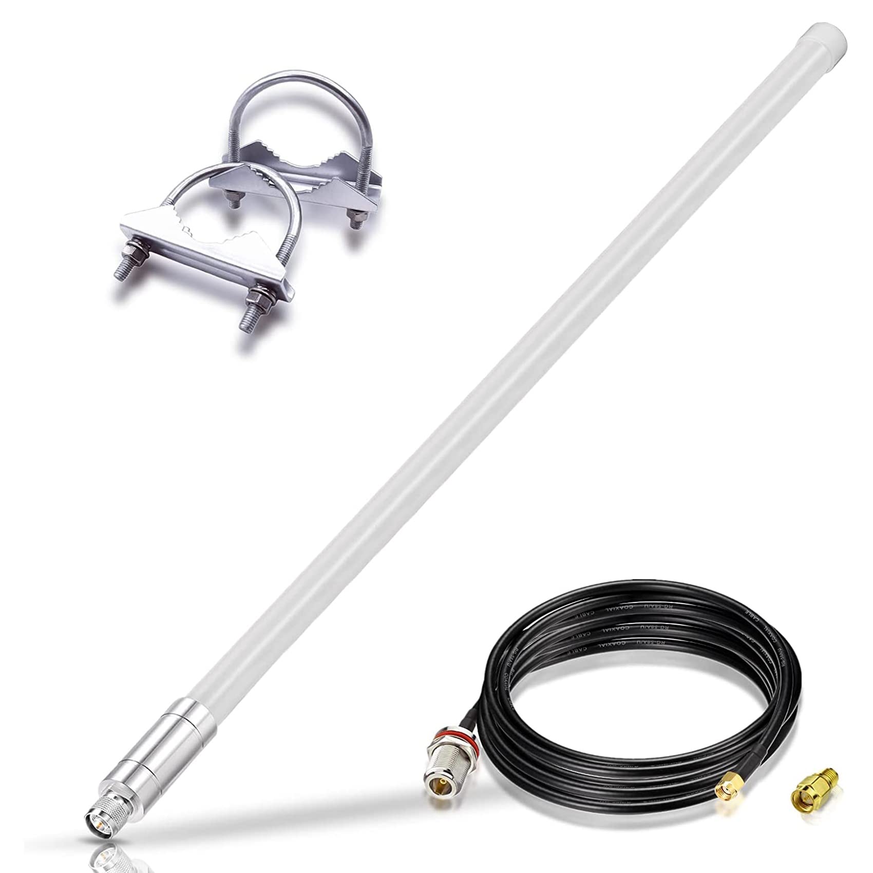 Buy SODIAL 868Mhz Lora Antenna Fiberglass 6 DBi Lorawan Antenna with 3