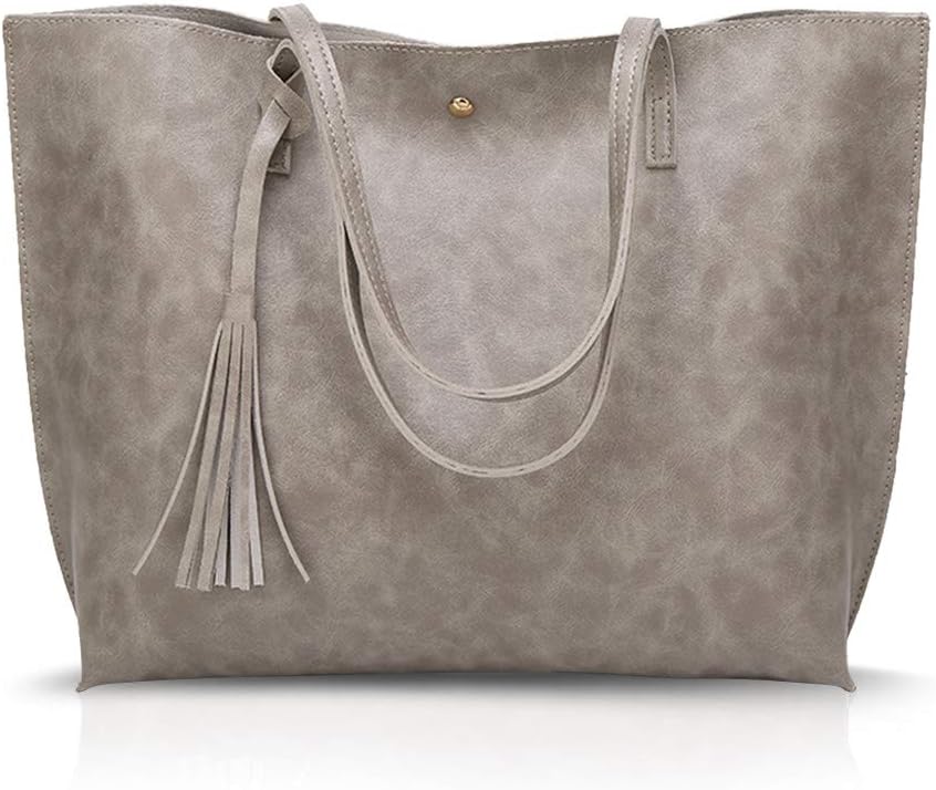 Sac à Main Femme Fourre-tout En Cuir PU Vintage – Bandoulière Amovible, Dimensions 30x22x13 Cm