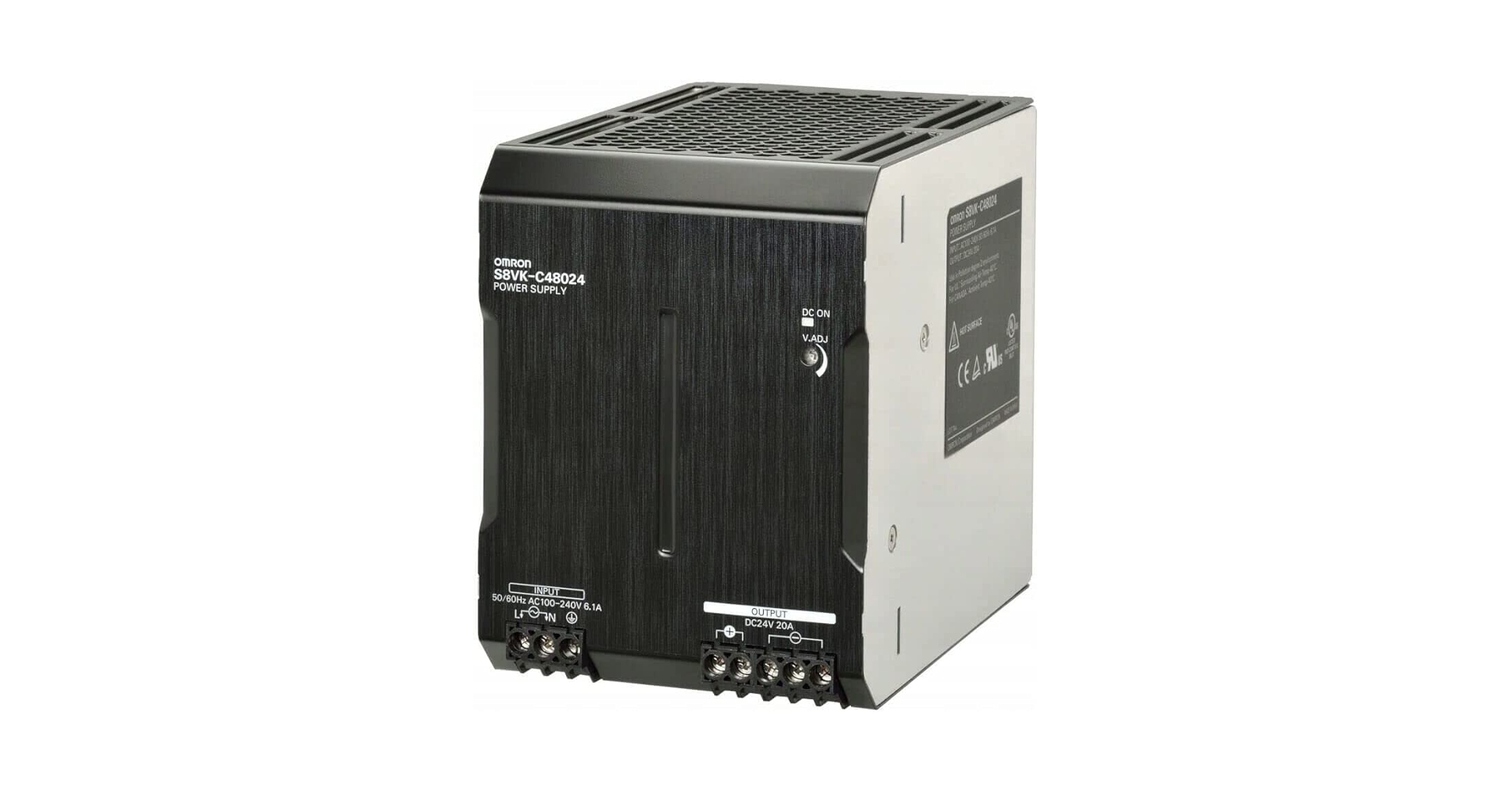 OMRON S8VK-WA48024 電源ユニット 480W S8VK-WA48024 Omron Automation and Safety | 電源 - 外部/内部