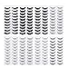 Frcolor 80 Pairs Natural Fake Eyelashes 10-Style Thick Long Eye Lashes for Women Lady Teenager Girls