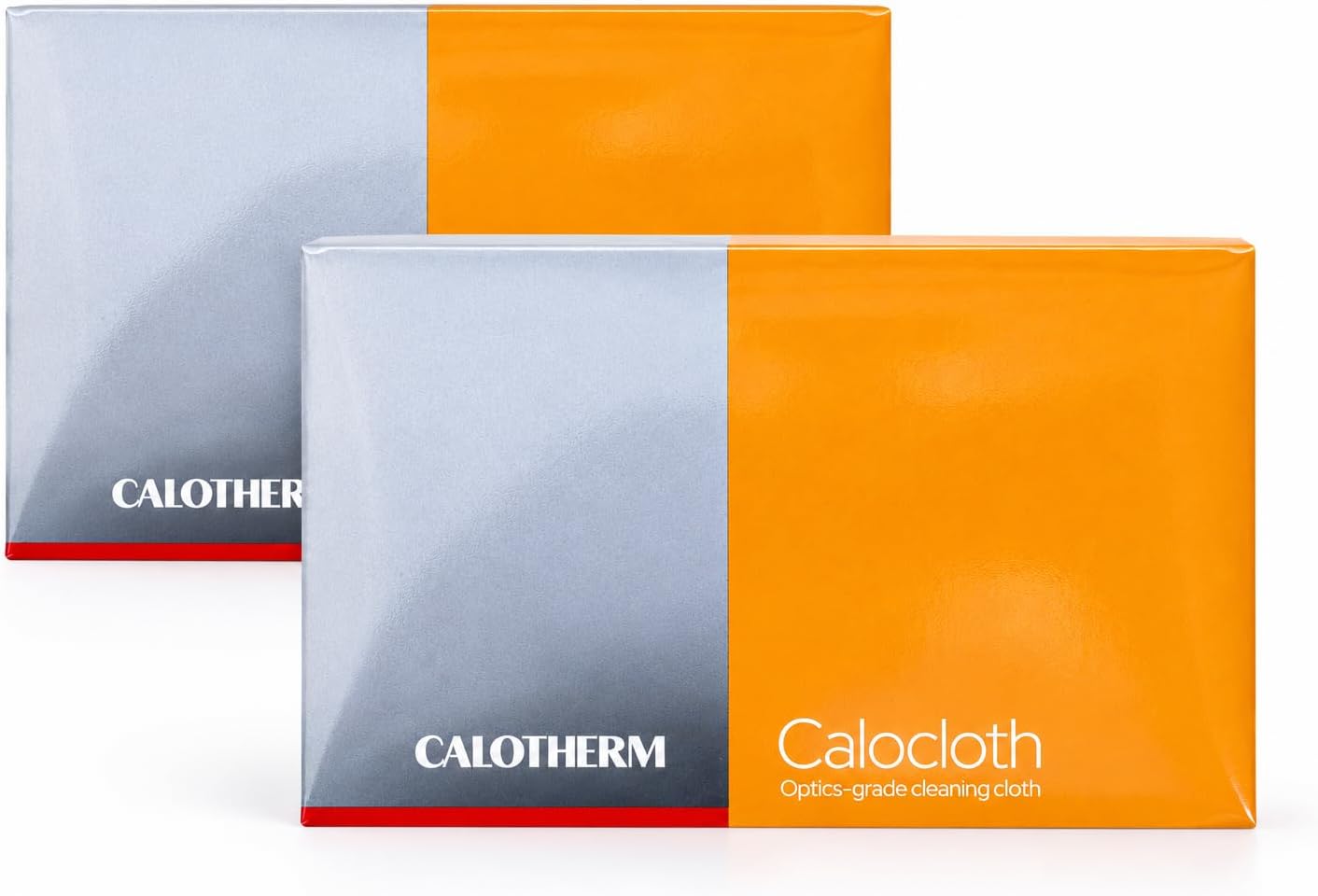 Calocloth Pro Microfibre Lens Cleaning Cloth (8" x 6") – Professional Streak-Free Optical Cloth for Glasses, Camera Lenses, Binoculars, Phone & Laptop Screens – Twin Pack