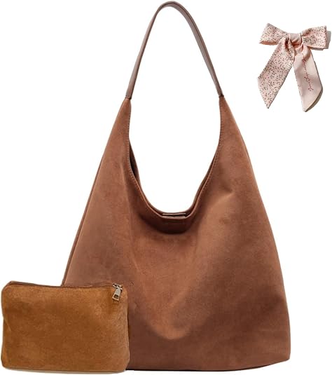 Sac à Main Femme En Cuir Synthétique – Sac Hobo Fourre-tout Rétro, Parfait Pour Le Quotidien, Le Travail Ou Les Voyages - 5