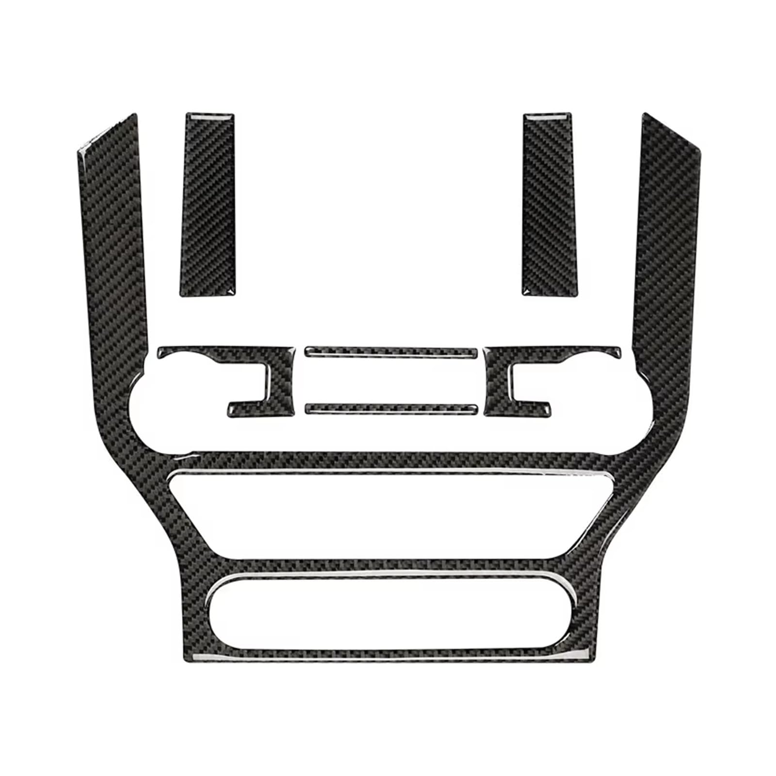 Interior Trim for for Mustang GT 2015-2023 Car Central Console GPS Navigation CD Panel Cover Trim Decoration Sticker Panel Frame Cover