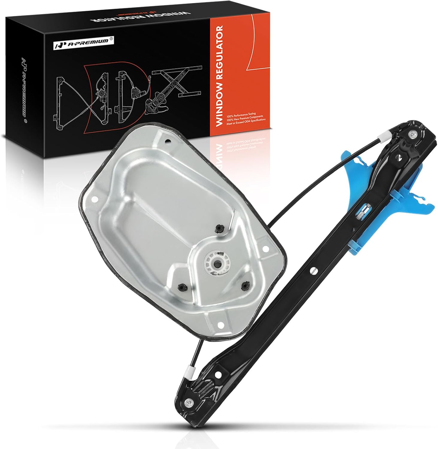 A-Premium Power Electric Window Regulator Without Motor Compatible with Volkswagen Jetta 2005-2010 Rear Right Passenger Side