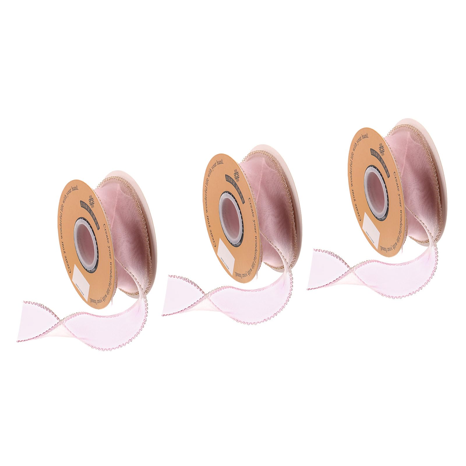 PATIKIL Organza Wired Ribbon