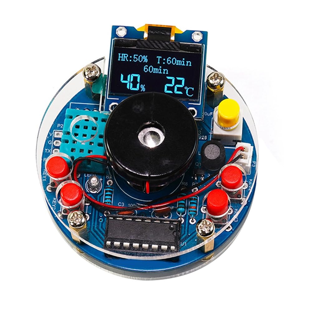 CTRLZS DIY USB Humidifier USB Humidifier Atomizing DIYKit OLED Display Temperature Humidity Circuit Board Kit Manufacturing Welding Exercise Parts