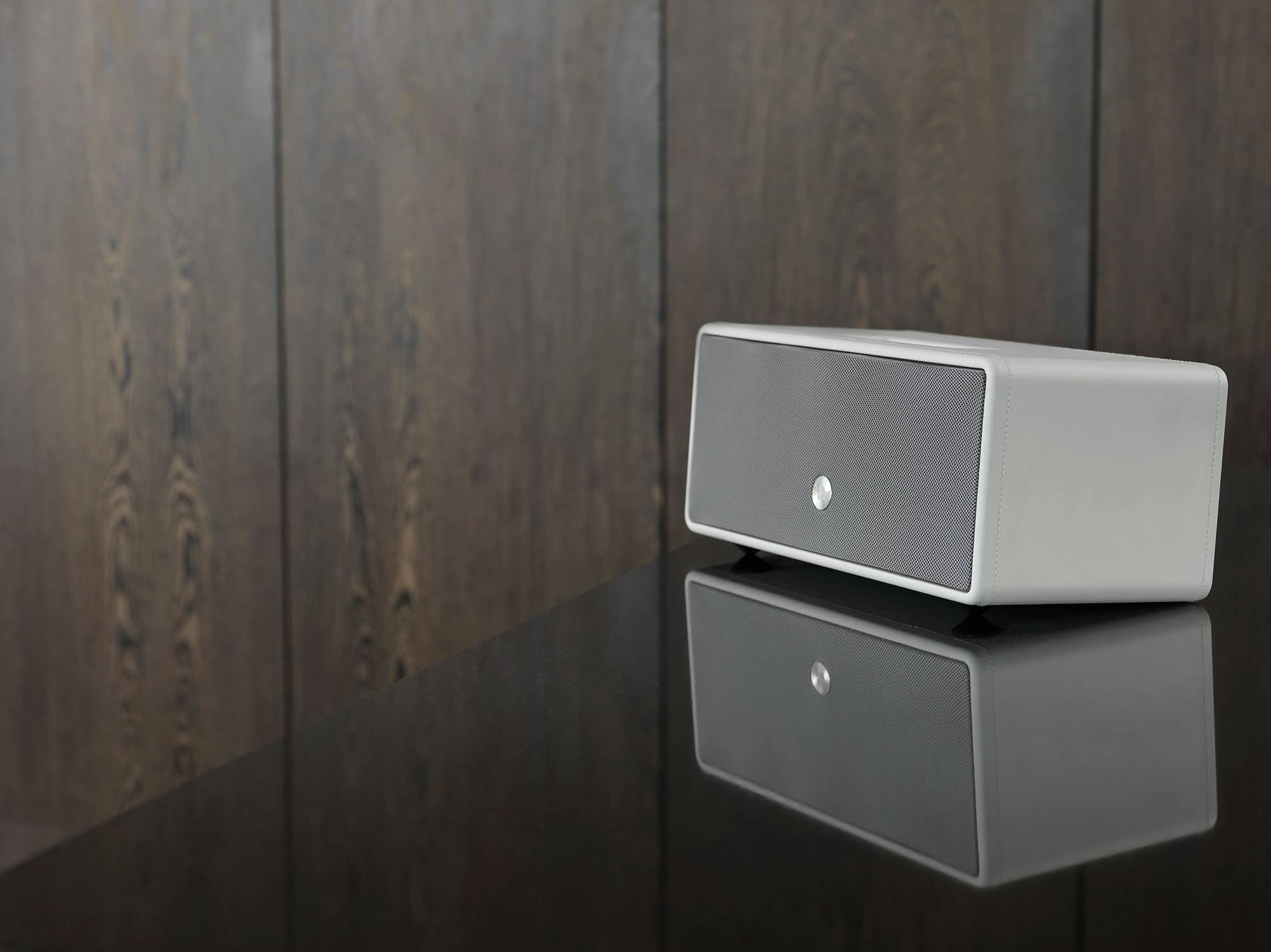 Audio Pro Drumfire-D2 - Enceinte Multiroom Ultra Puissante avec Bluetooth & WiFi - Enceinte Stéréo avec AirPlay 2, Chromecast, Spotify sans Fil - Blanc