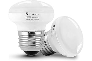 Xtricity R14 LED Light Bulbs for Curio Cabinets, China Cabinets, and Other Small Spaces