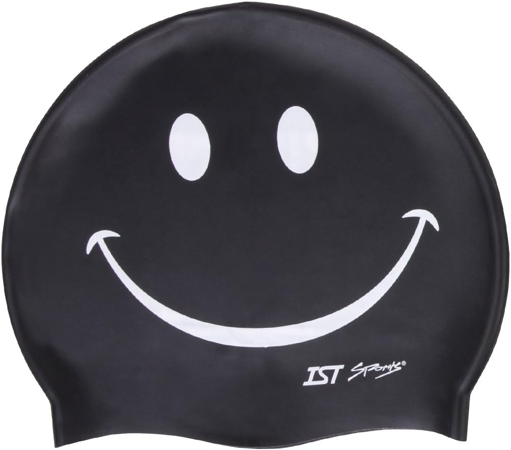 ISTシリコンSmiley Face水泳キャップ