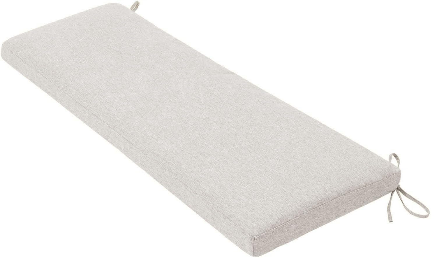 Hoowarm Dining Bench Cushion 2/3 Seater Outdoor/Indoor Seat Pad 80/90/120/150/130/100cm 3 Thick Non-Slip Long Chairs Cushion with Zipper for Shoe Bench Rack, Window, Piano(A5,35x110x3cm)