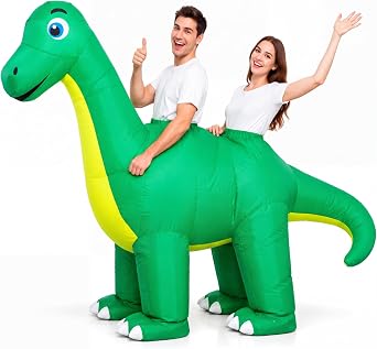 Dinosaur 2 Person Inflatable Dinosaur Costume Adult