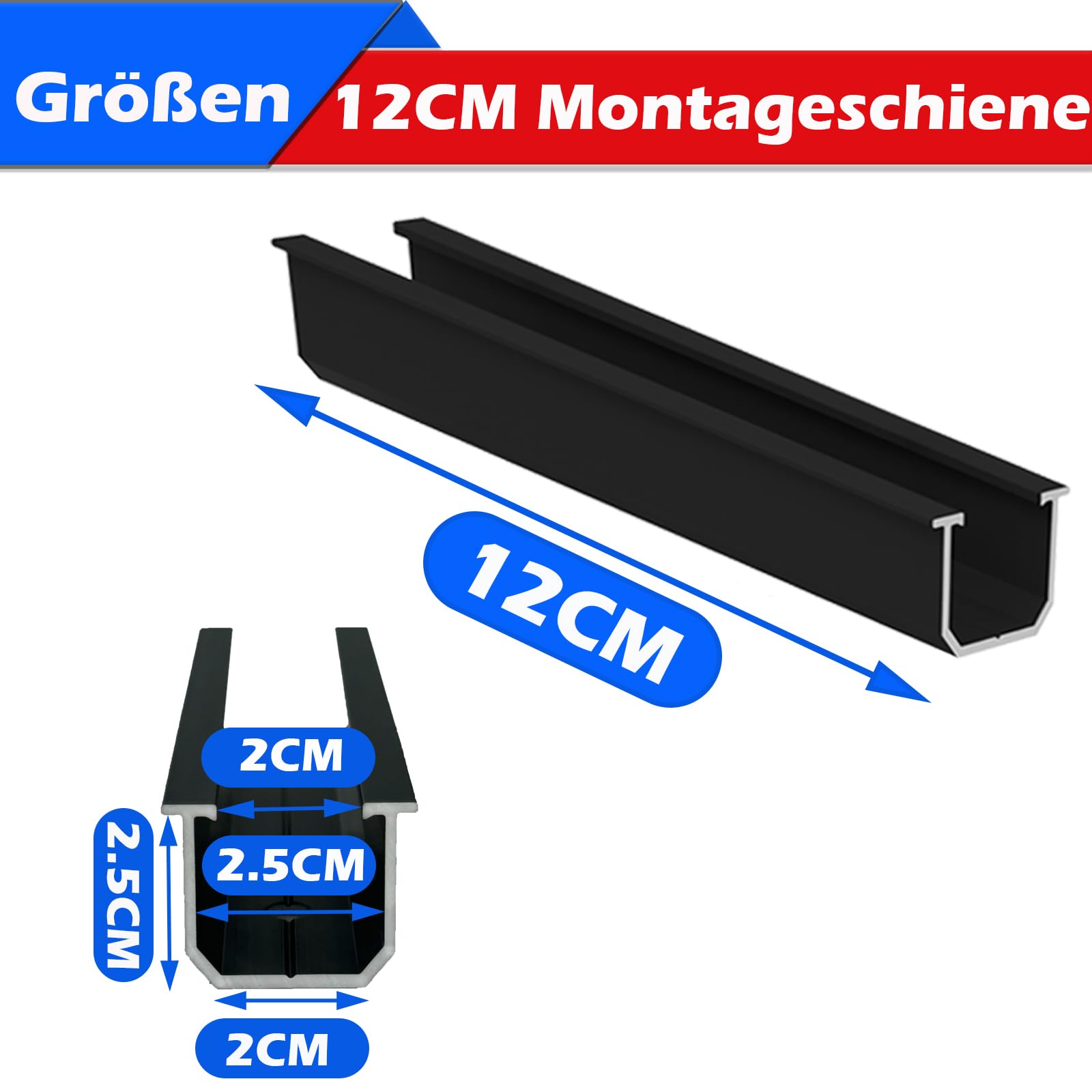 Solar Panel Mounting Bracket Rail Kit Photovoltaic Panel Aluminium Solar Rail With 30mm 35mm Mid And End Clamp For Shingle Roof - 44