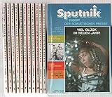  Konvolut zwölf Hefte: Zeitschrift Sputnik - Jahrgang 1991, 12 Hefte komplett,Die Sowjetunion im Spiegel ihrer Presse