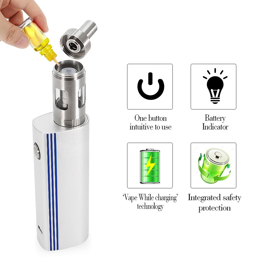 vapes rechargeable starter kit prime innokin t22 Innokin E Cigarettes Starter Kit of Endura T22, T22E Vape Pen Kit with  ULBRE Cleaning Cloth,