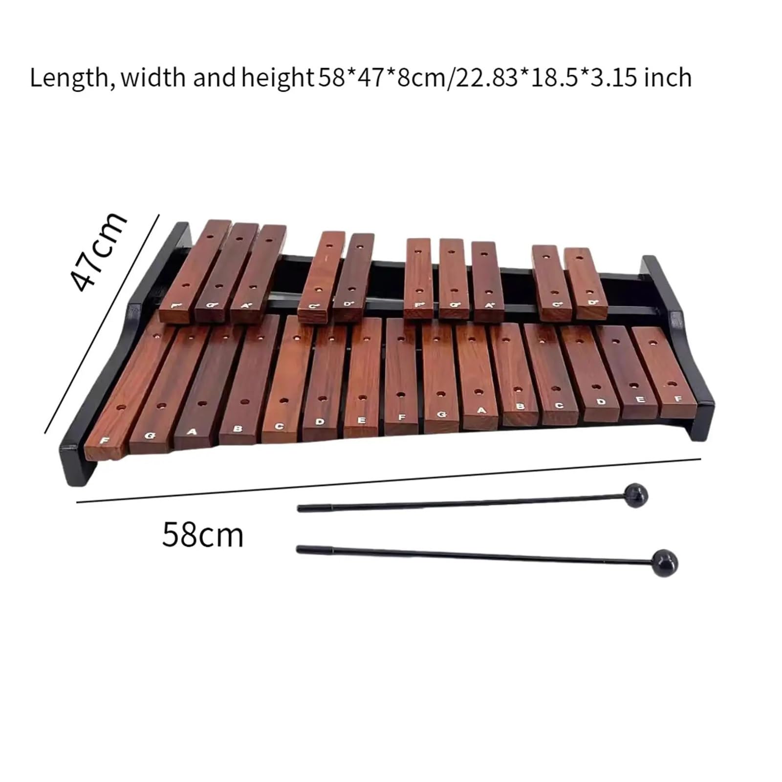 Xilófono Xilófono de madera de 25 notas for interpretación de clases de música(Color4)