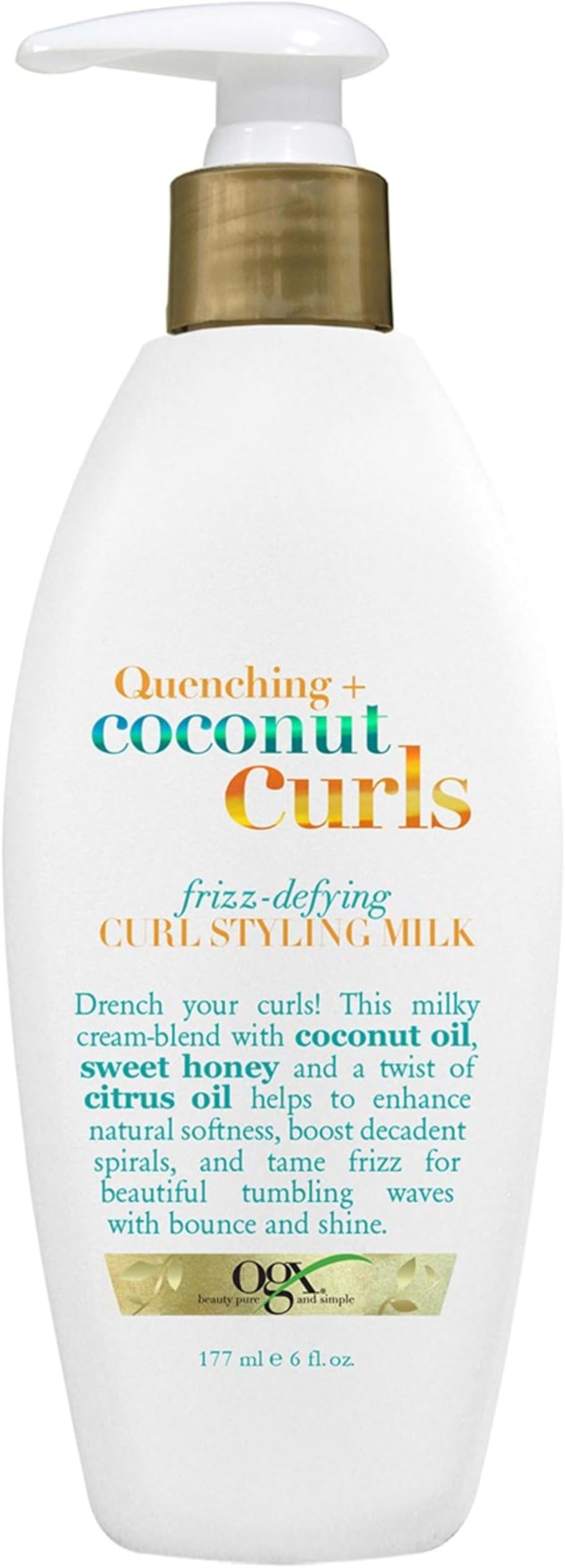 Hair Milk, Quenching+ Coconut Curls, Frizz-defying Curl Styling 177 ml