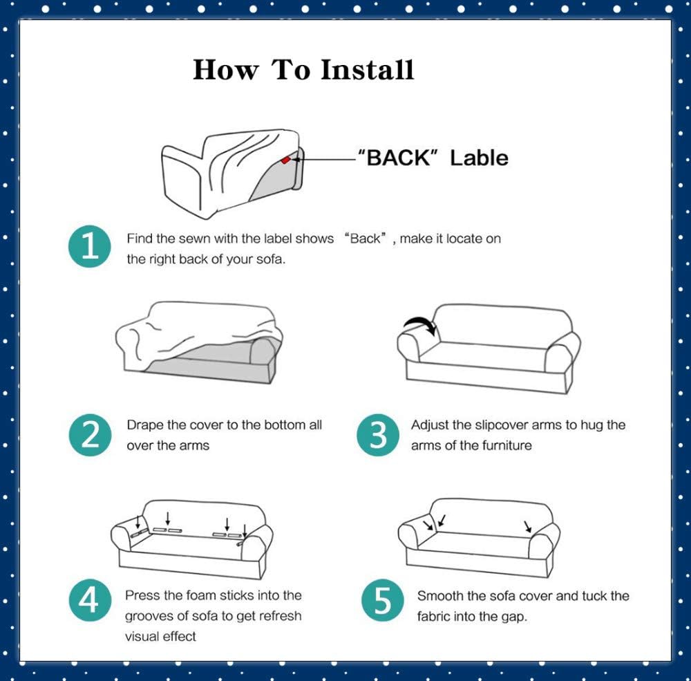 Couch Cover - Universal Elastic Fit Stretch Sofa Covers-Abstract Purple Fruit Pr