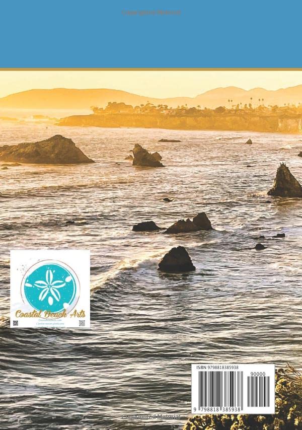 Beach Journal Central Coast Beaches carnet de plage souple pour notes de voyage - 3