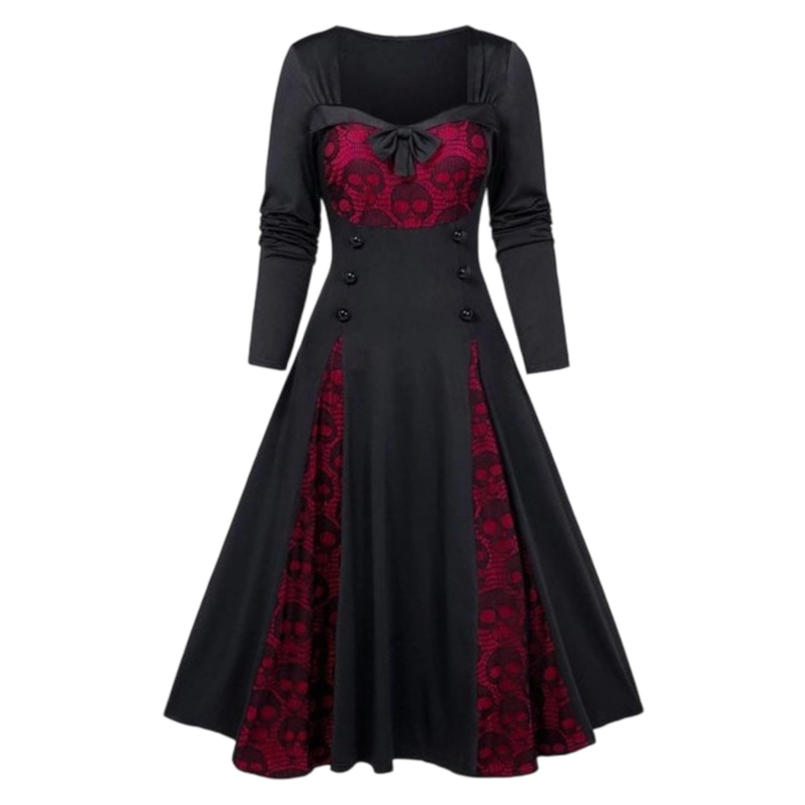 Robe gothique steampunk renaissance costume Halloween de bal vintage - 4