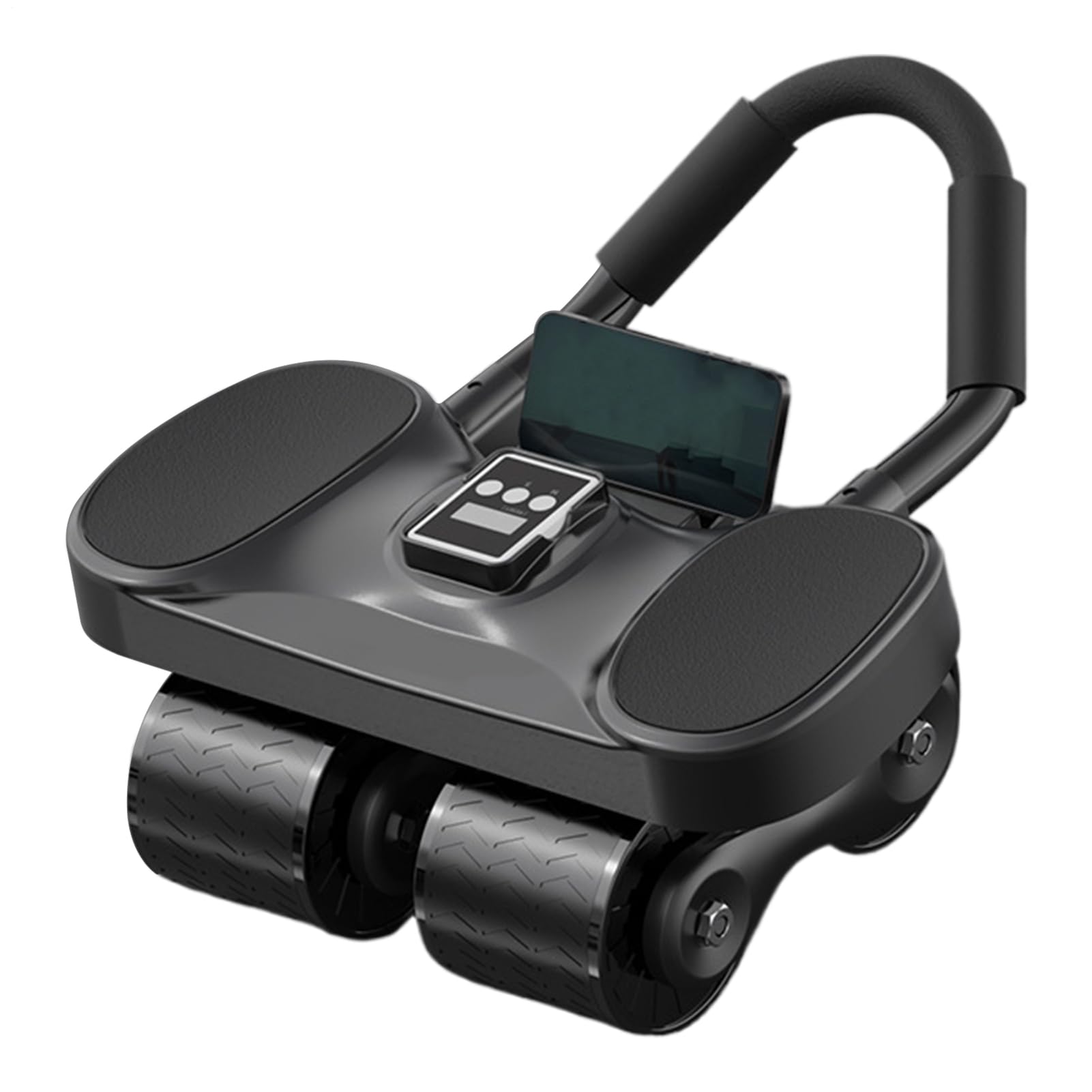 Ab Roller Trainer, poduszka podtrzymująca łokieć, 35 x 24,7 cm ciche ćwiczenia domowe, wyświetlacz funkcji liczenia, antypoślizgowa konstrukcja dla kobiet, mężczyzn, początkujących, sport, pokój
