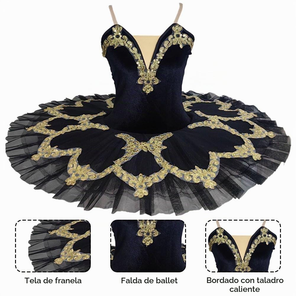 Vestido De Ballet con Lentejuelas, Tutú, Disfraz De Bailarina, Ropa De Actuación De Baile para Adultos, Gimnasia, Bailarina, Festival, Fiesta, Escenario, Ropa De Baile