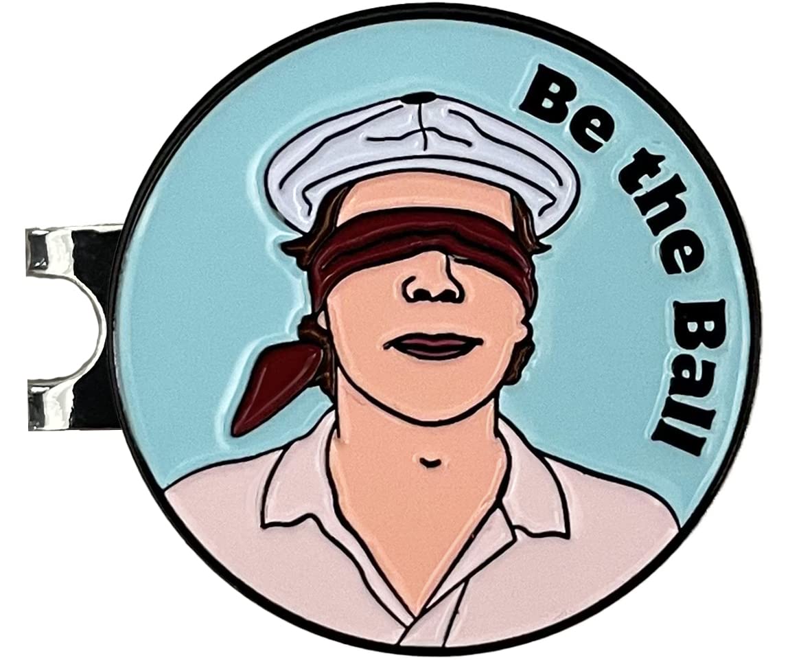 Balanced Co. Bushwood Golf Hat Clip with Enamel Magnetic Ball Marker