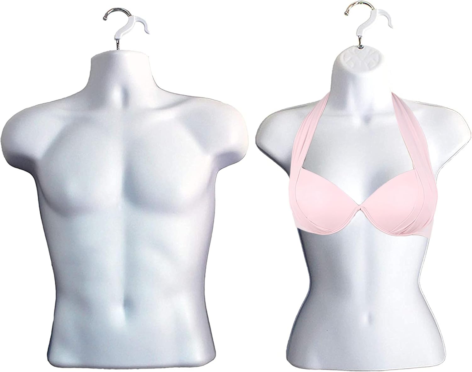 White Female Dress Male Child And Toddler Set - 4 Body Mannequin Forms