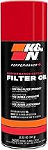 K&N Air Filter Oil: Aerosol; Restore Engine Air Filter Performance and Efficiency, 99-0516, 347g(12.25 Oz)
